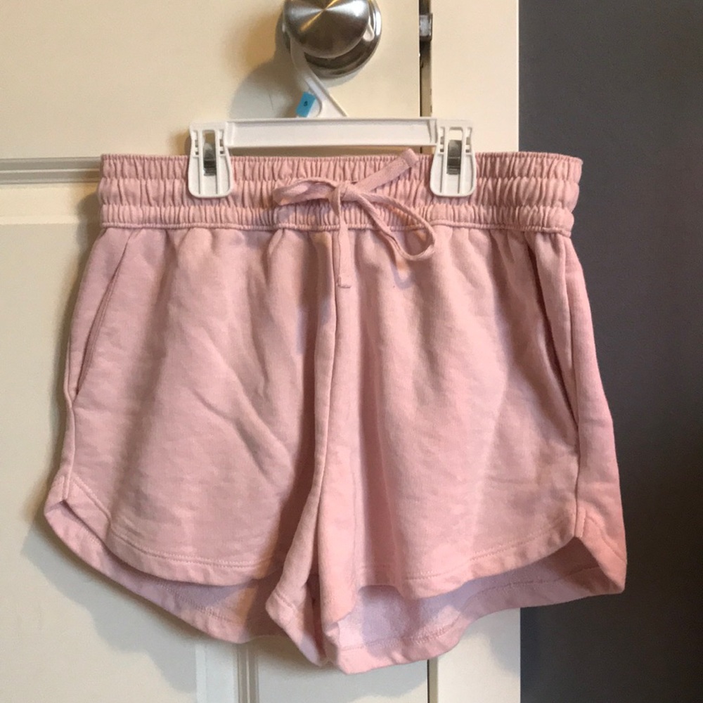 Pink lounge shorts